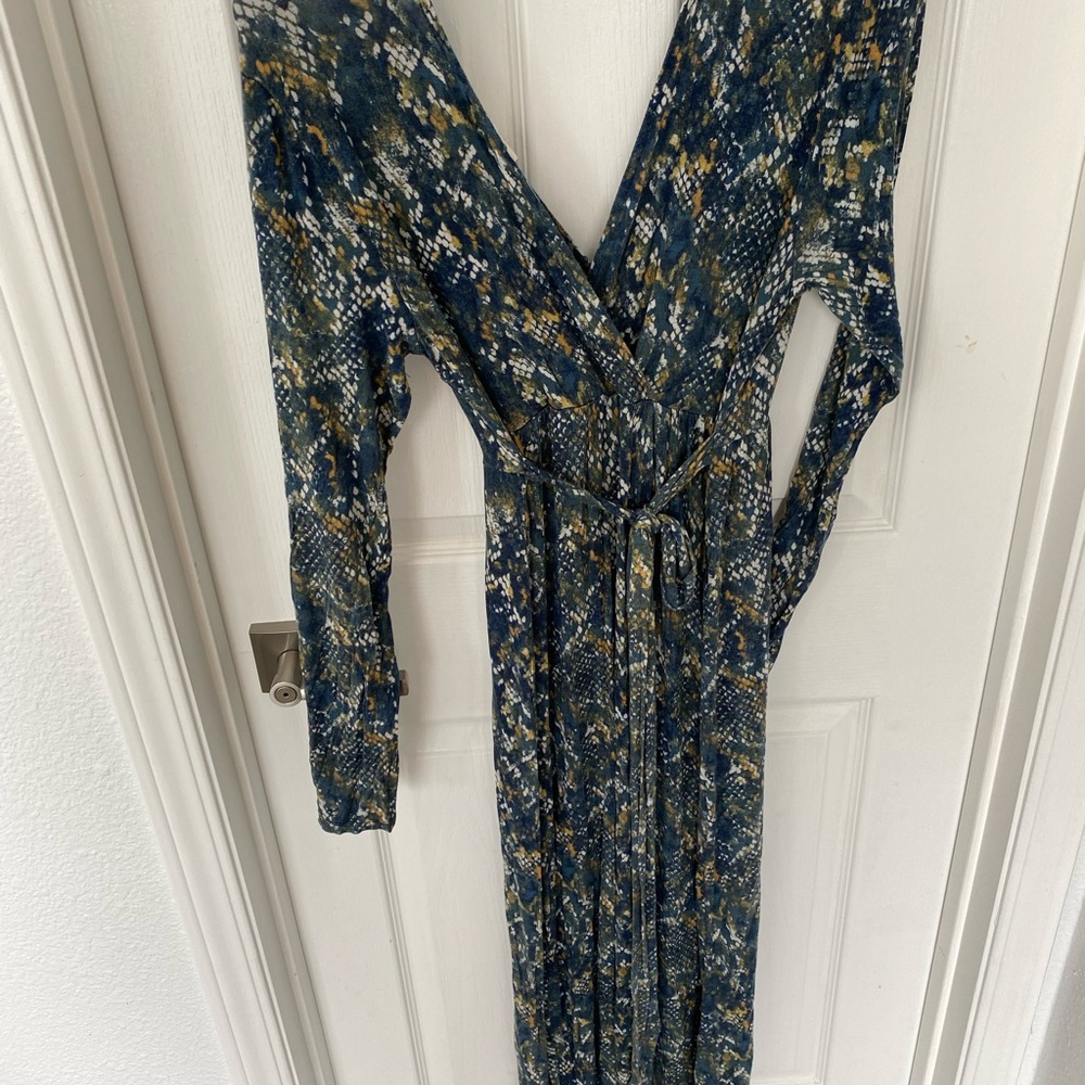 Maternity Jessica Simpson Maternity Maxi Snakeprint Dress - Sz S